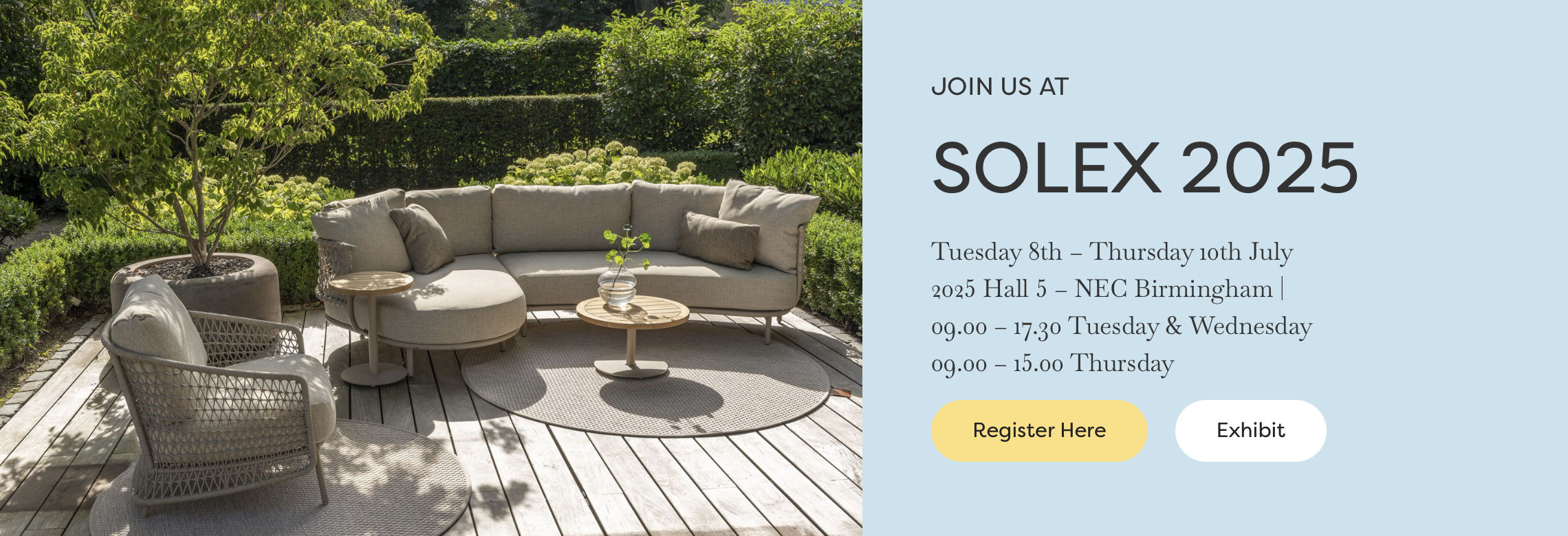 SOLEX 2025 The Summer Outdoor Living Exhibition